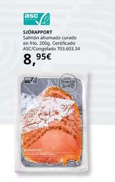 Oferta de Premium - Salmón Ahumado Curado En Filo por 8,95€ en IKEA