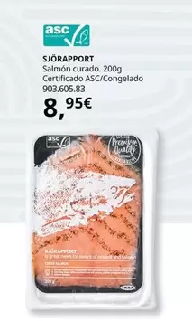 Oferta de Quality - Salmón Curado por 8,95€ en IKEA