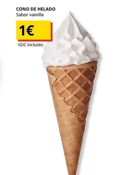 Oferta de Cono De Helado por 1€ en IKEA