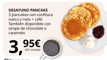 Oferta de Caramelo - Desayuno Pancake por 3,95€ en IKEA