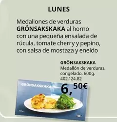 Oferta de Gronsakskaka por 6,5€ en IKEA