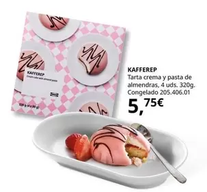 Oferta de Tarta Crema Y Pasta De Almendras por 5,75€ en IKEA