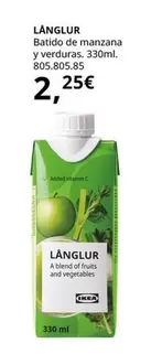 Oferta de Ikea - Batido De Manzana Y Verduras por 2,25€ en IKEA