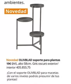 Oferta de Olivblad Soporte Para Plantas por 19€ en IKEA