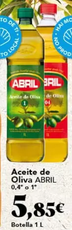 Oferta de Abril - Aceite De Oliva por 5,85€ en Gadis