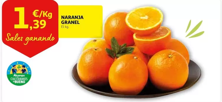 Oferta de Naranja Granel por 1,39€ en Alcampo