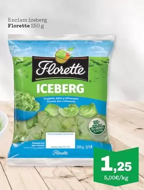 Oferta de Florette - Enciam Iceberg por 1,25€ en Sorli