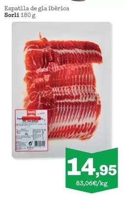 Oferta de Espatlla De Gla Iberica por 14,95€ en Sorli