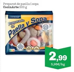 Oferta de Cocinarte - Preparat De Paella Y Sopa por 2,99€ en Sorli