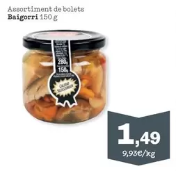 Oferta de Baigorri - Assortiment De Bolets por 1,49€ en Sorli