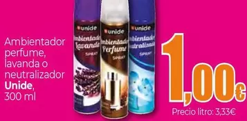 Oferta de Unide - Ambientador Perfume por 1€ en Unide Market