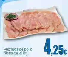 Oferta de Pechuga De Pollo Fileteada por 4,25€ en Unide Supermercados