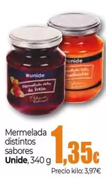 Oferta de Unide - Mermelada Distintos Sabores por 1,35€ en UDACO