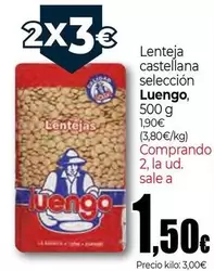 Oferta de Luengo - Lenteja Castellana Seleccion por 1,9€ en UDACO