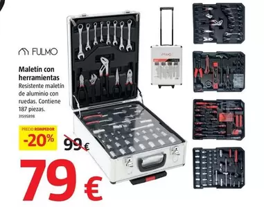 Oferta de Fulmo - Maletín Con Herramientas por 79€ en BAUHAUS