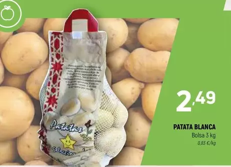 Oferta de Patata Blanca por 2,49€ en Coviran