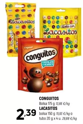 Oferta de Lacasitos - Bolas por 2,39€ en Coviran