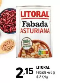 Oferta de Litoral - Fabada por 2,15€ en Coviran