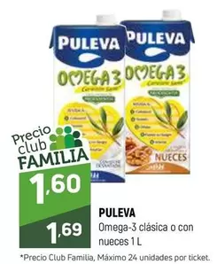 Oferta de Puleva - Omega-3 Clasica O Con Nueces por 1,69€ en Coviran