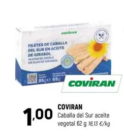 Oferta de Coviran - Caballa Del Sur Aceite Vegetal por 1€ en Coviran