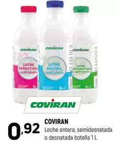 Oferta de Coviran - Leche Entera por 0,92€ en Coviran