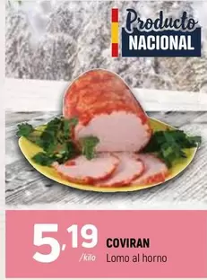 Oferta de Coviran - Lomo Al Horno por 5,19€ en Coviran