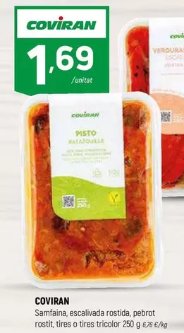 Oferta de Coviran - Samfiana, Escaliveda Rostida, Pebrot por 1,69€ en Coviran