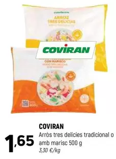 Oferta de Coviran - Arros Tres Delicies Tradicional O Amb Marisc por 1,65€ en Coviran