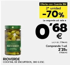 Oferta de Rioverde - Cocktail De Encurtidos por 2,25€ en BM Supermercados