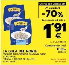 Oferta de La Gula Del Norte - Fresca O Fresca Sin Gluten por 6,35€ en BM Supermercados