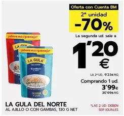 Oferta de La Gula Del Norte - Al Ajillo O Con Gambas 130g por 3,99€ en BM Supermercados