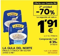 Oferta de La Gula Del Norte - Fresca O Fresca Sin Gluten por 6,35€ en BM Supermercados