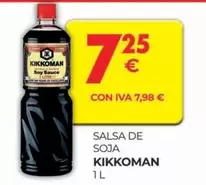 Oferta de Kikkoman - Salsa De Soja por 7,25€ en CashDiplo