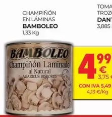 Oferta de Bamboleo - Champiñón En Láminas por 4,99€ en CashDiplo