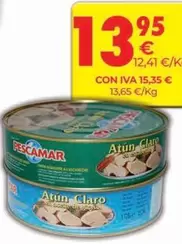 Oferta de Pescamar - Atun Claro por 13,95€ en CashDiplo