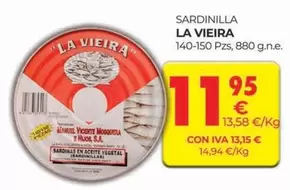 Oferta de La vieira - Sardinilla por 11,95€ en CashDiplo