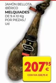 Oferta de Bellota - Jamón  Ibérico por 207,95€ en CashDiplo