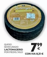 Oferta de Queso Semicurado por 7,99€ en CashDiplo