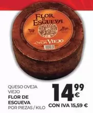 Oferta de Flor de Esgueva - Queso Oveja Viejo por 14,99€ en CashDiplo