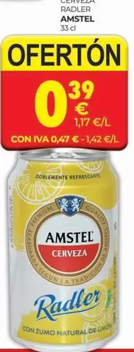 Oferta de Amstel - Cerveza por 0,39€ en CashDiplo