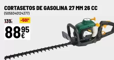 Oferta de Cortasetos De Gasolina 27 Mm 26 Cc por 88,95€ en Brico Depôt