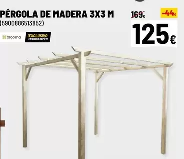 Oferta de Pérgola De Madera 3x3 M por 125€ en Brico Depôt