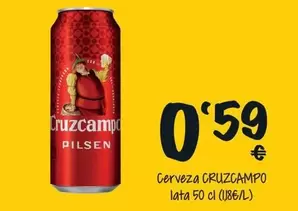 Oferta de Cruzcampo - Cerveza por 0,59€ en Cash Fresh