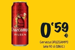 Oferta de Cruzcampo - Cerveza por 0,59€ en Cash Fresh