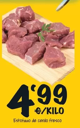 Oferta de Estofao De Cerdo Fresco por 4,99€ en Cash Fresh