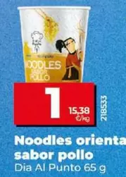 Oferta de Dia Al Punto - Noodles Orientales Sabor Pollo por 1€ en Dia