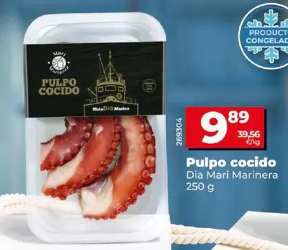 Oferta de Dia Mari Marinera - Pulpo Cocido por 9,89€ en Dia