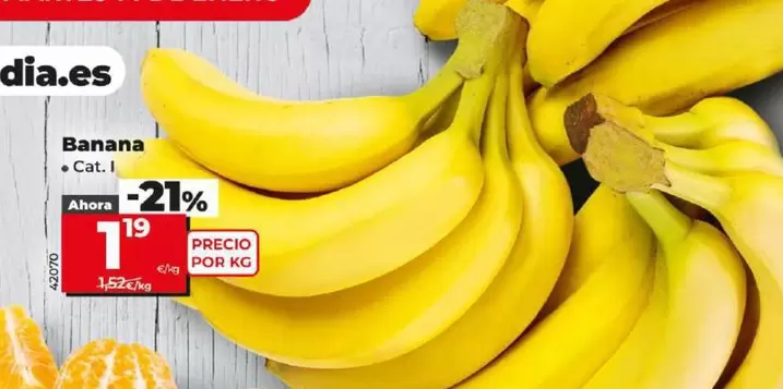 Oferta de Banana por 1,19€ en Dia