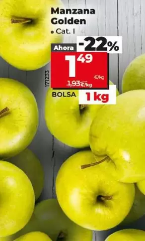 Oferta de Manzana Golden por 1,49€ en Dia