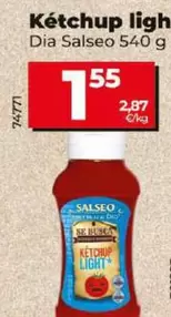 Oferta de Dia Salseo - Ketchup Light por 1,55€ en Dia